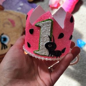 1st birthday one in a melon crown